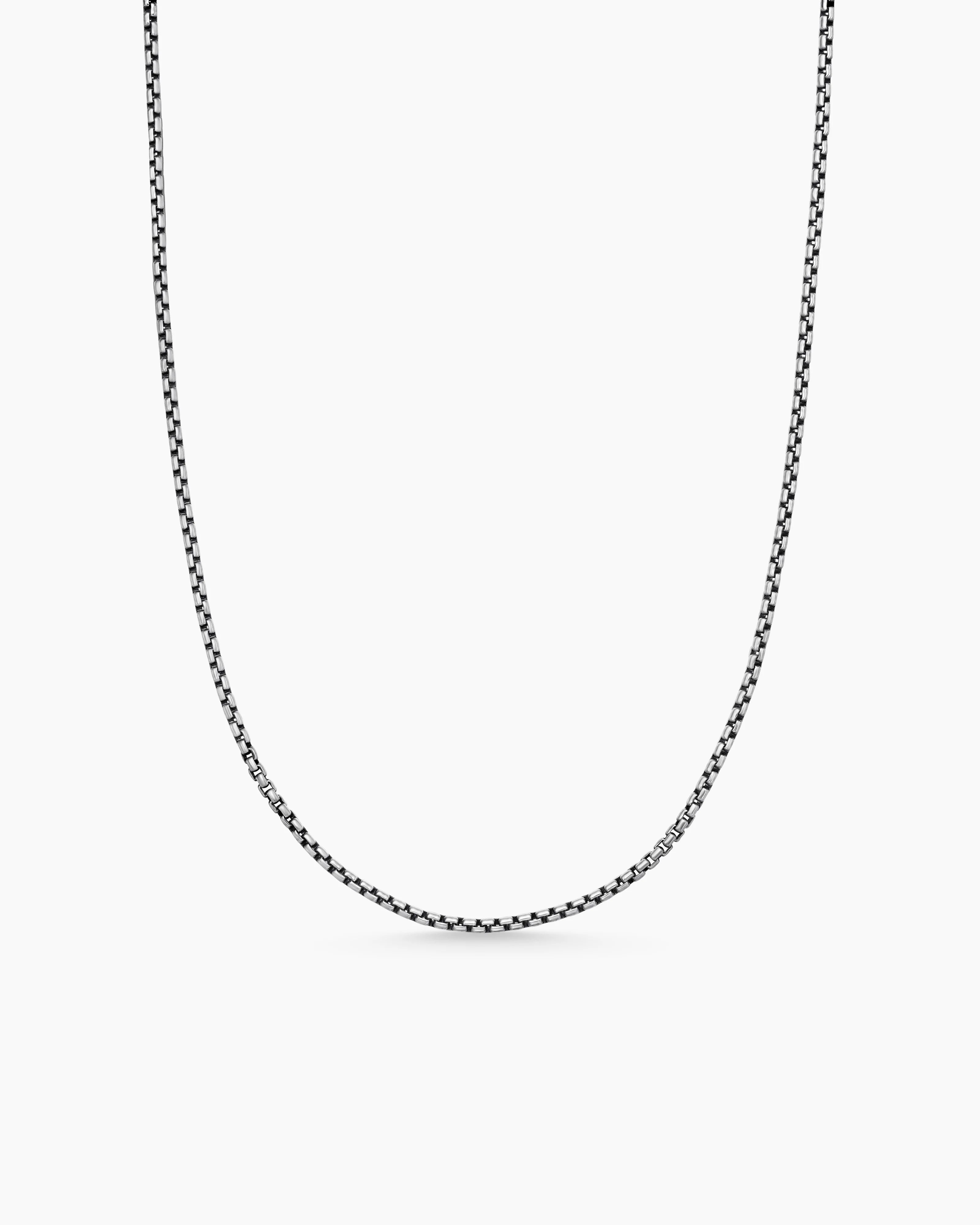 BOX CHAIN NECKLACE 2.5 MM