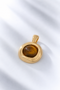 COLGANTE NOVA ORO & OJO DE TIGRE