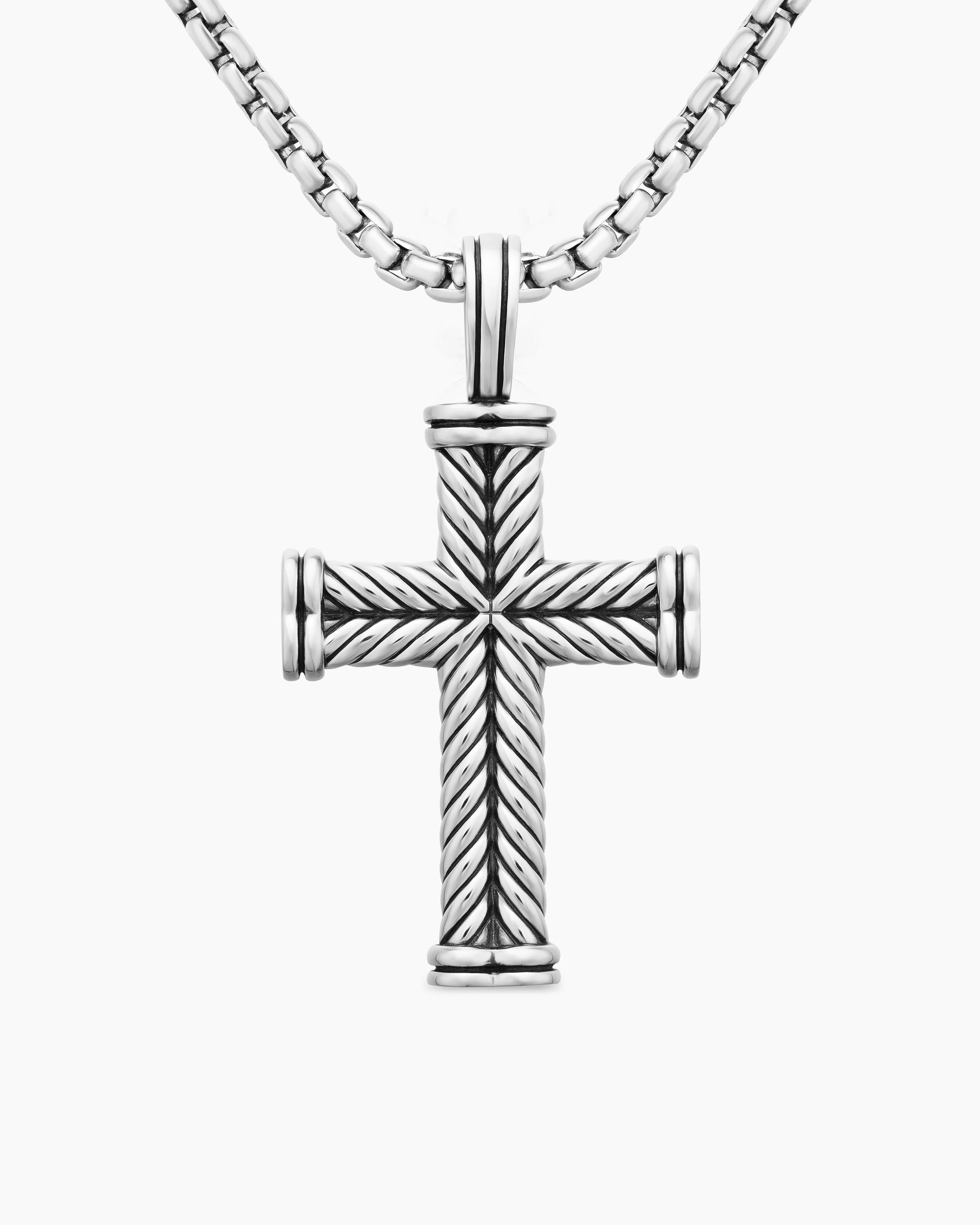 CROSS PENDANT BOX CHAIN 3.6 MM