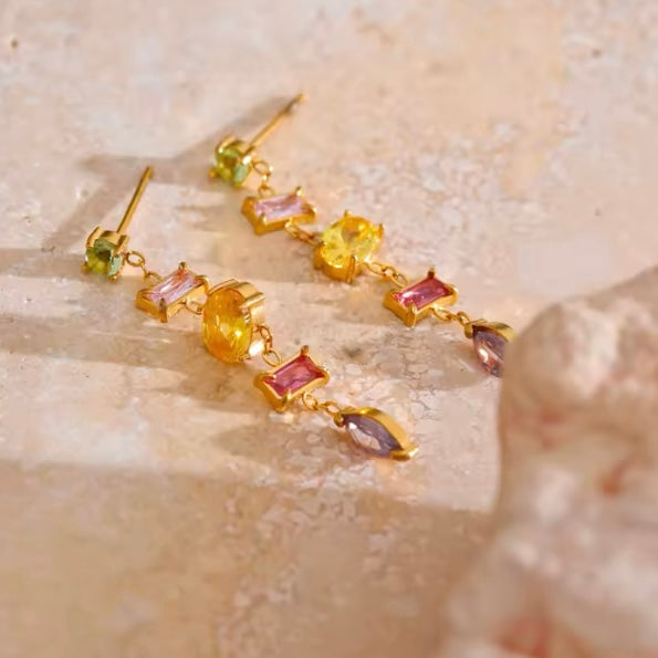 ARITOS MUSA MULTICOLOR