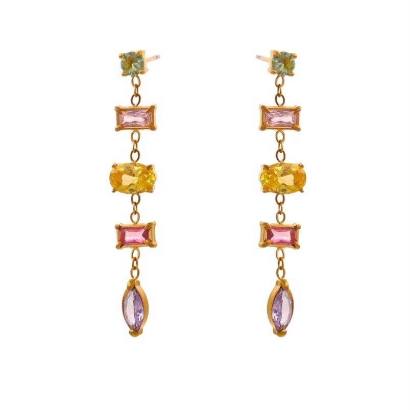 ARITOS MUSA MULTICOLOR