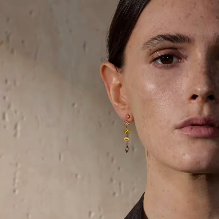 ARITOS MUSA MULTICOLOR