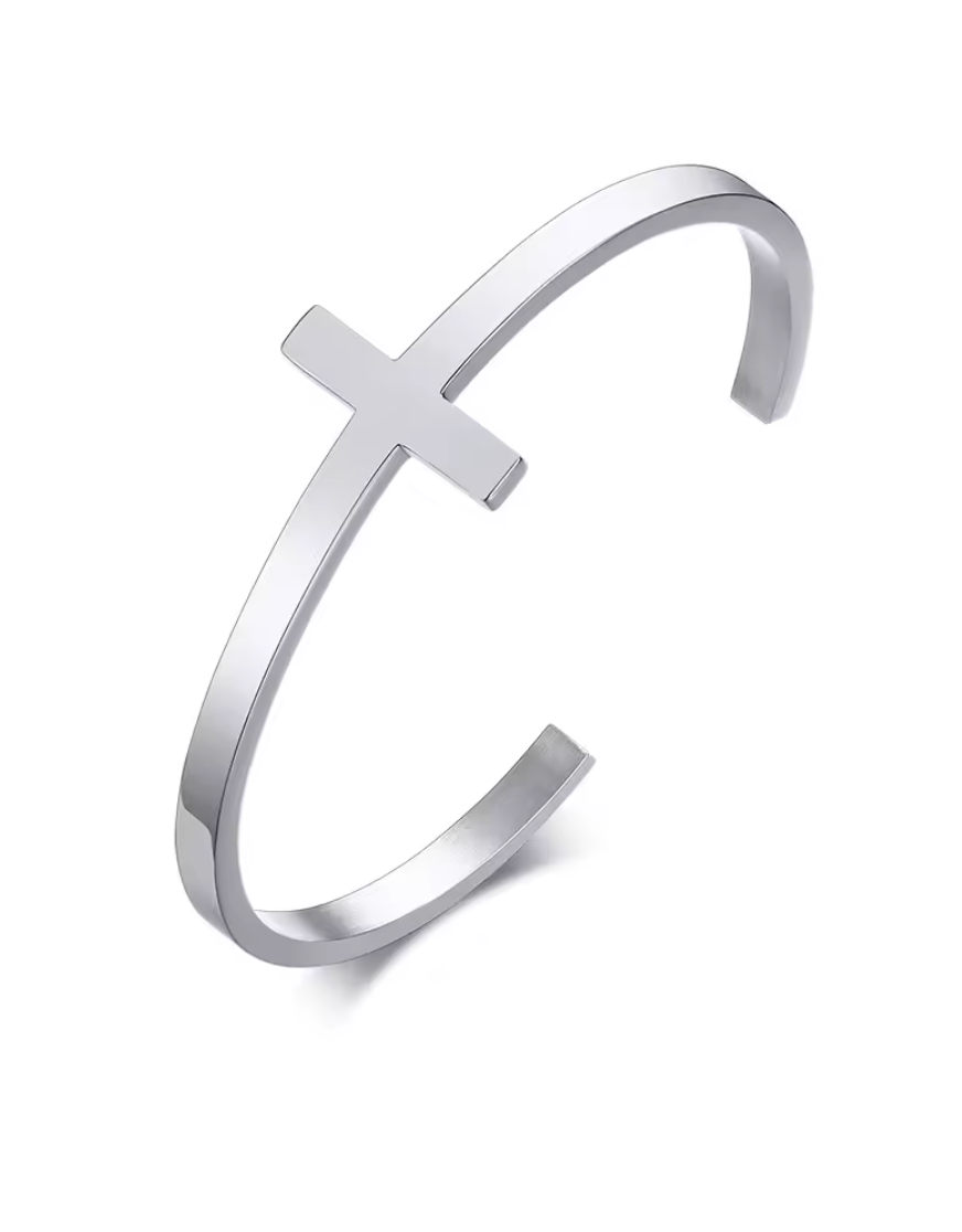 CROSS CUFF BRACELET