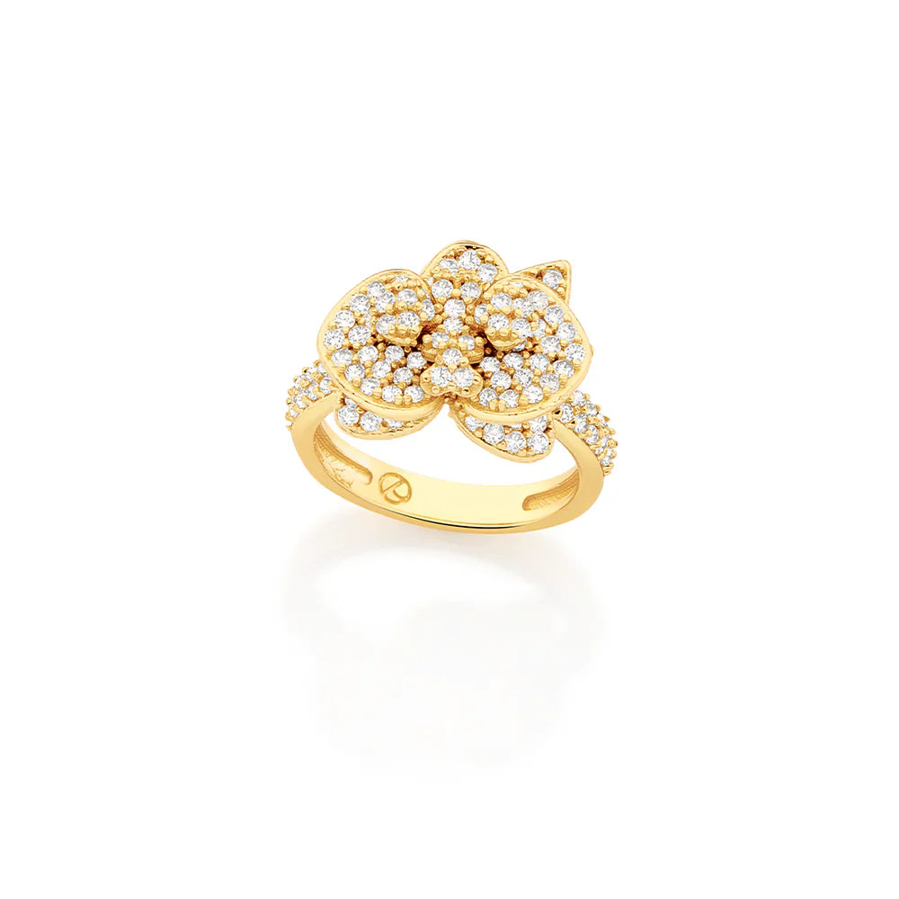 ORQUIDEA CRAVEJADA RING