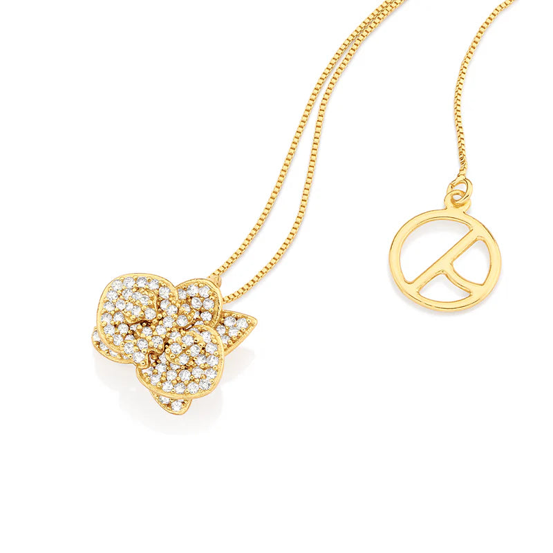 ORQUIDEA BRILLANTE CADENA